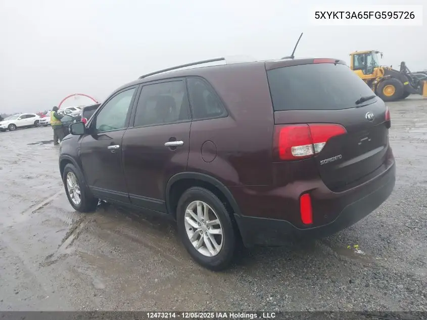 5XYKT3A65FG595726 2015 Kia Sorento Lx