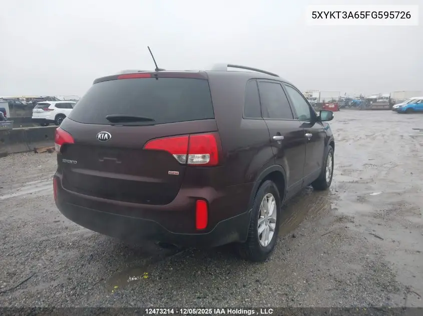 5XYKT3A65FG595726 2015 Kia Sorento Lx
