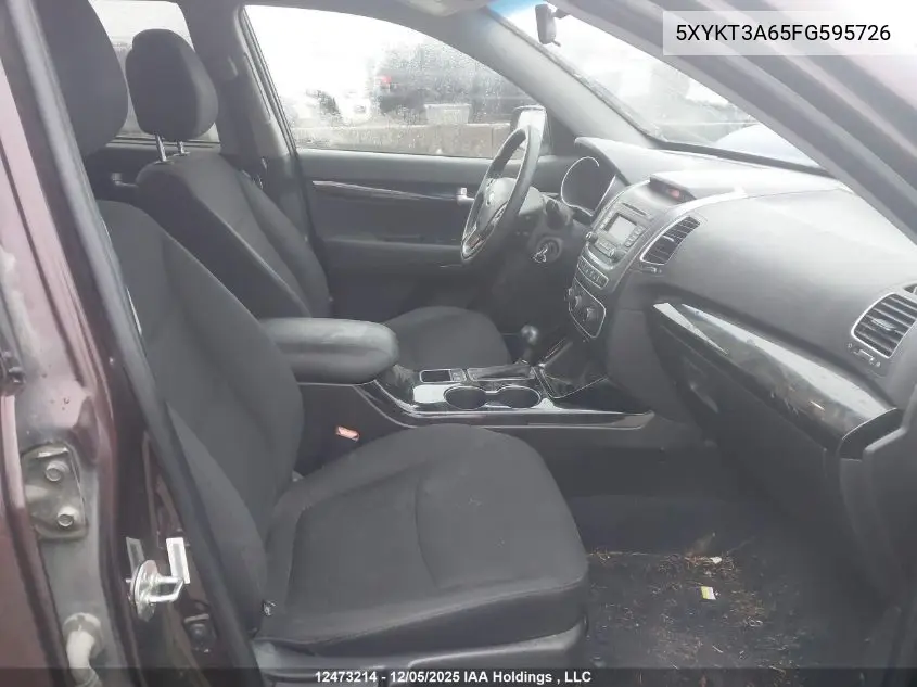 5XYKT3A65FG595726 2015 Kia Sorento Lx