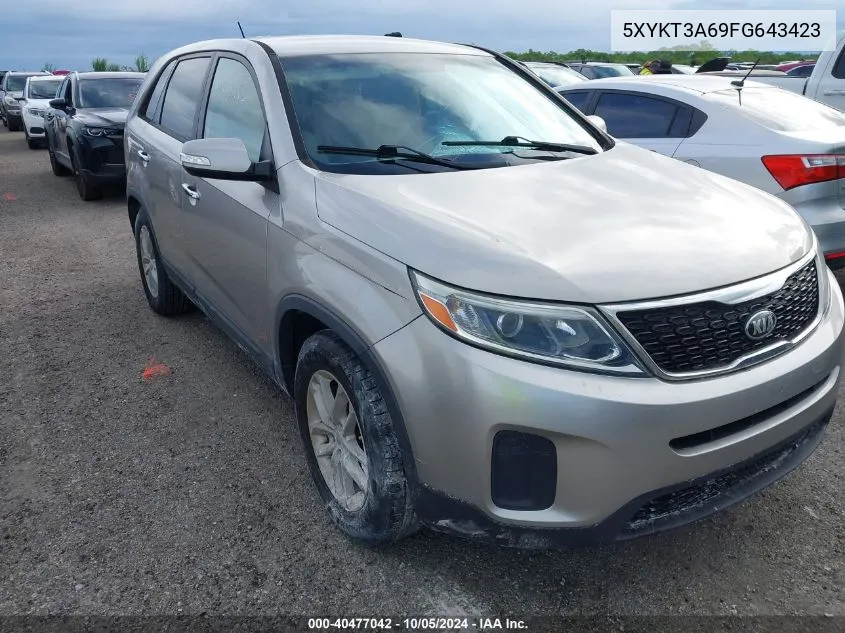 5XYKT3A69FG643423 2015 Kia Sorento Lx