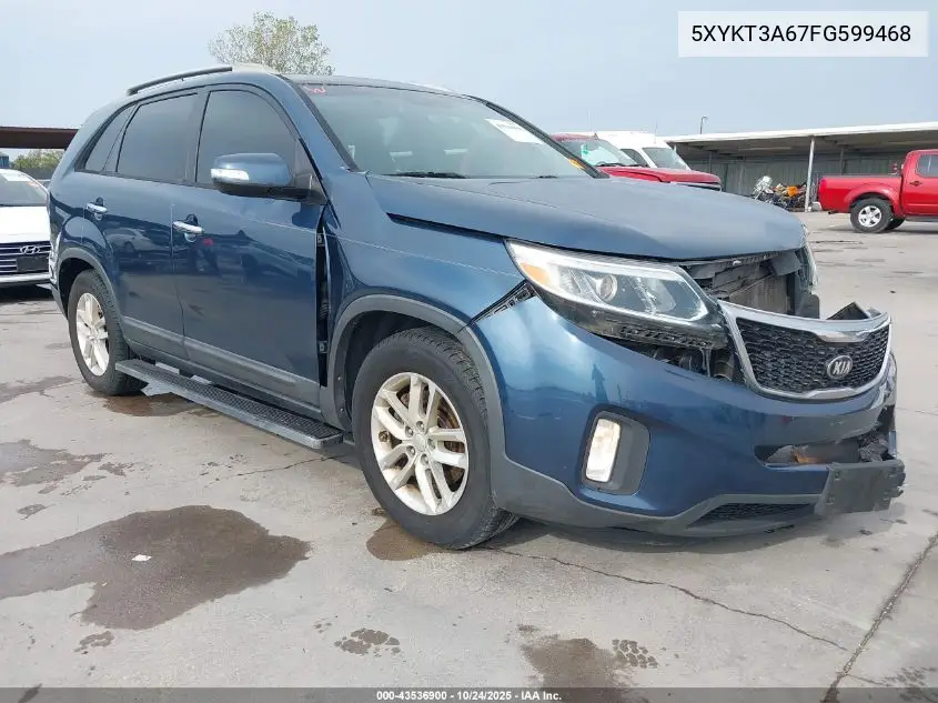 5XYKT3A67FG599468 2015 Kia Sorento Lx