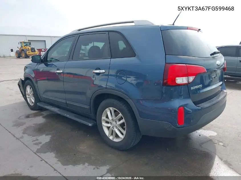 5XYKT3A67FG599468 2015 Kia Sorento Lx