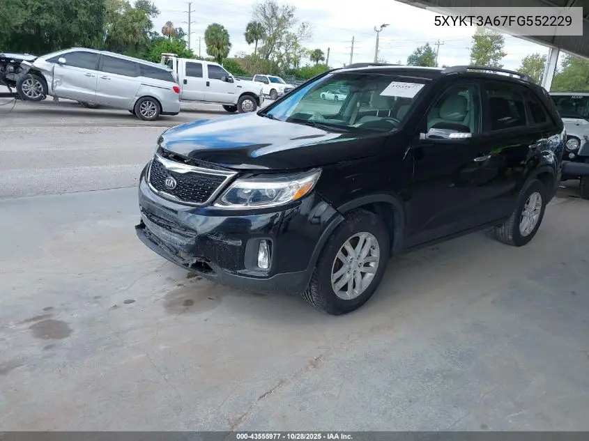 5XYKT3A67FG552229 2015 Kia Sorento Lx