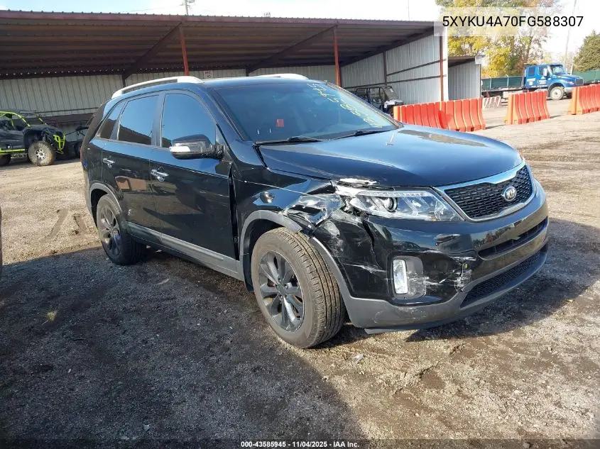 5XYKU4A70FG588307 2015 Kia Sorento Ex V6