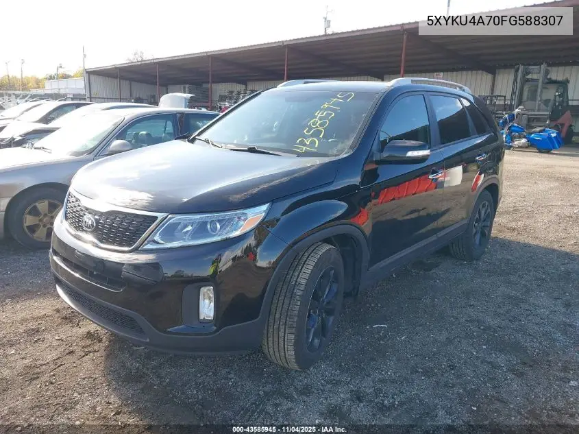 5XYKU4A70FG588307 2015 Kia Sorento Ex V6
