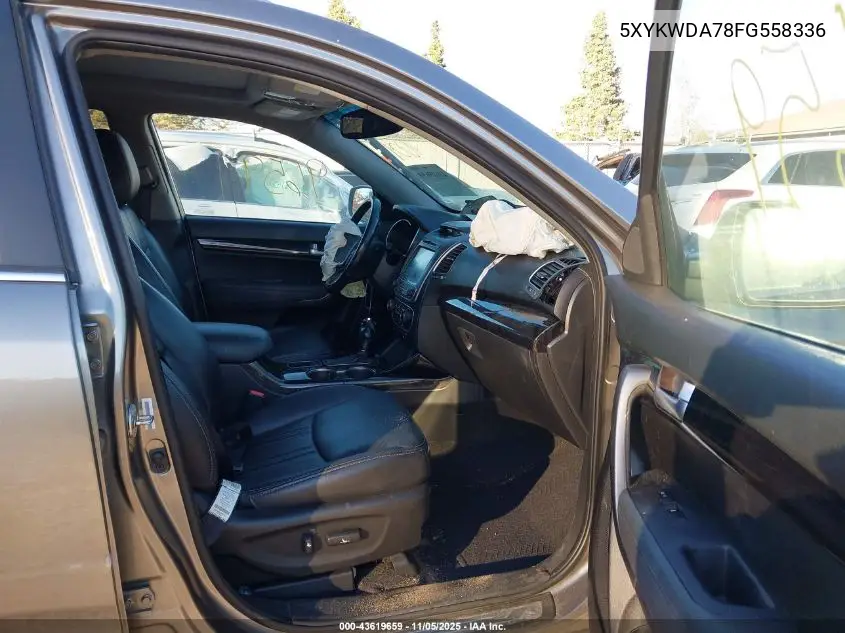 5XYKWDA78FG558336 2015 Kia Sorento Sx V6