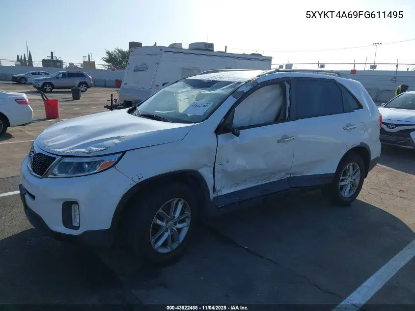 5XYKT4A69FG611495 2015 Kia Sorento Lx