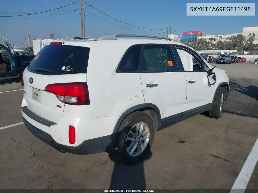5XYKT4A69FG611495 2015 Kia Sorento Lx