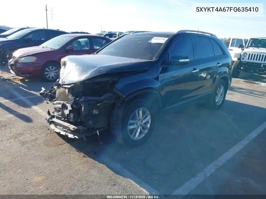 5XYKT4A67FG635410 2015 Kia Sorento Lx