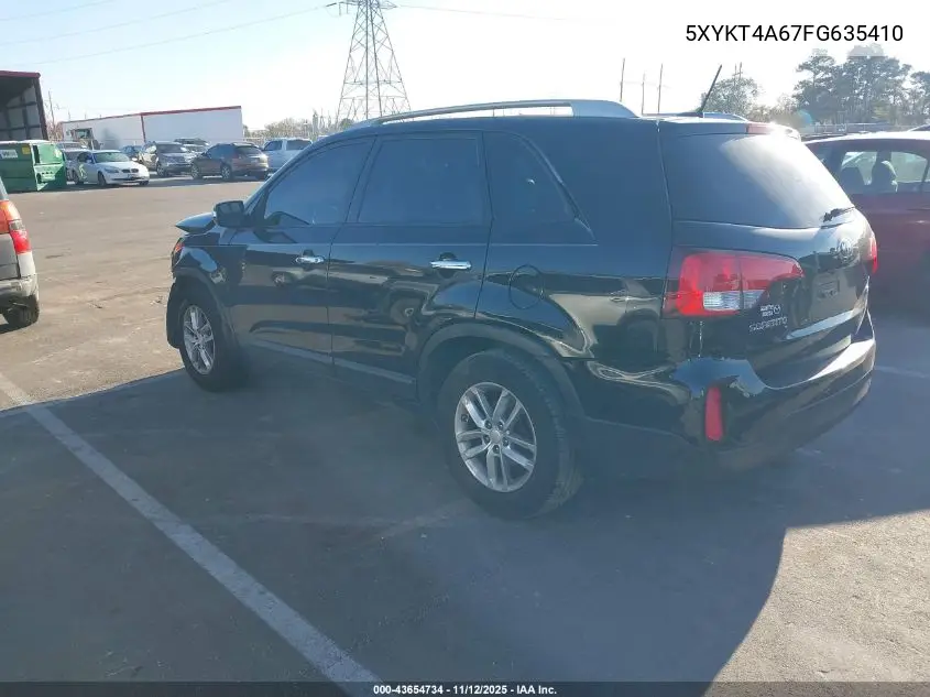 5XYKT4A67FG635410 2015 Kia Sorento Lx