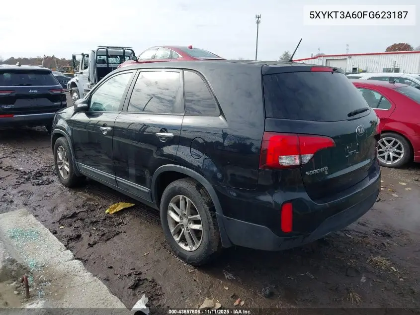 5XYKT3A60FG623187 2015 Kia Sorento Lx