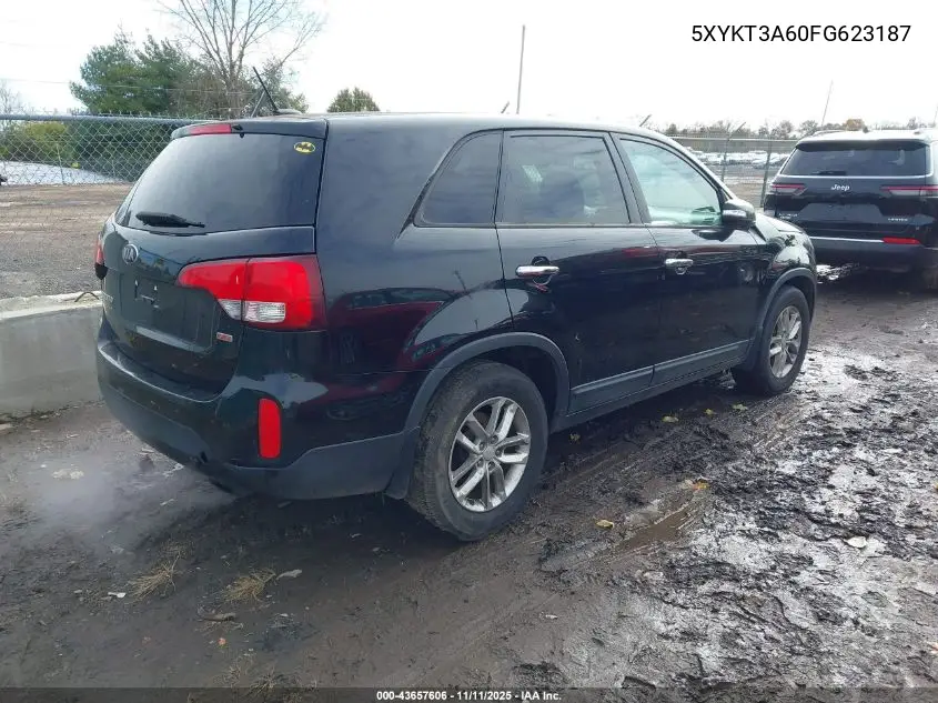 5XYKT3A60FG623187 2015 Kia Sorento Lx