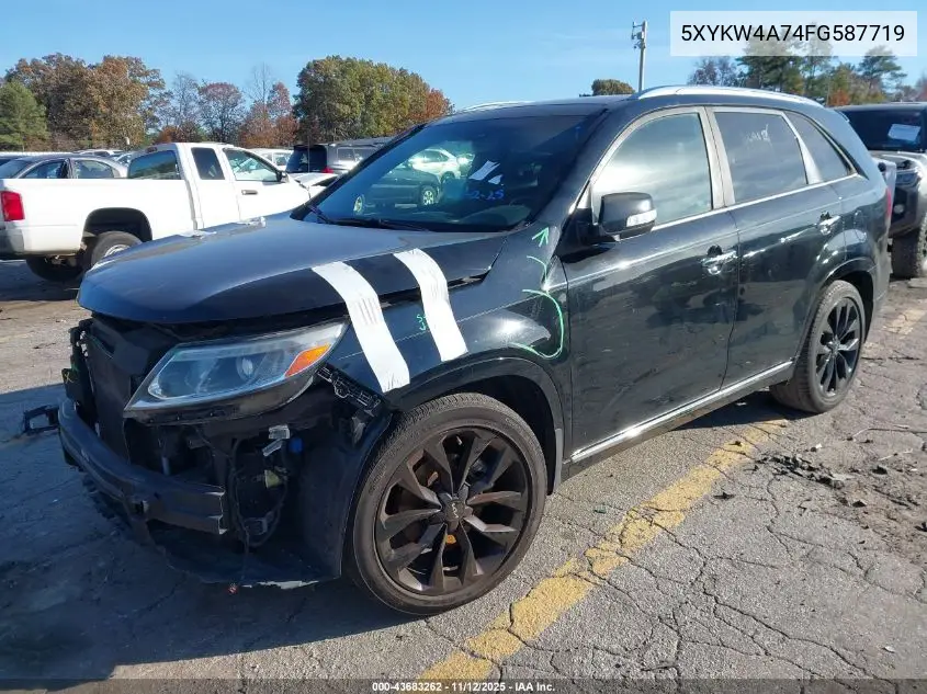 5XYKW4A74FG587719 2015 Kia Sorento Limited V6