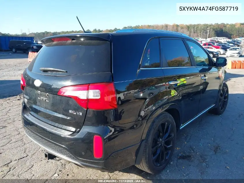 5XYKW4A74FG587719 2015 Kia Sorento Limited V6