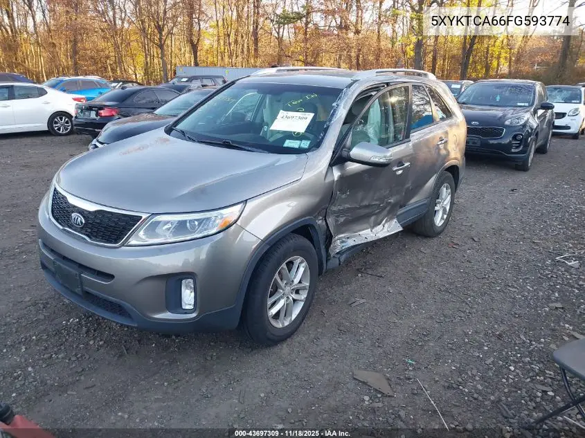 5XYKTCA66FG593774 2015 Kia Sorento Lx