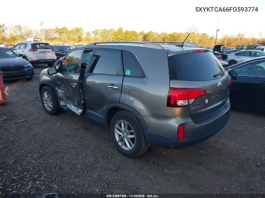 5XYKTCA66FG593774 2015 Kia Sorento Lx