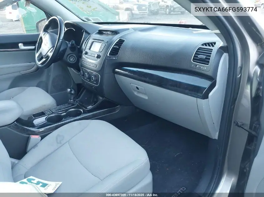 5XYKTCA66FG593774 2015 Kia Sorento Lx