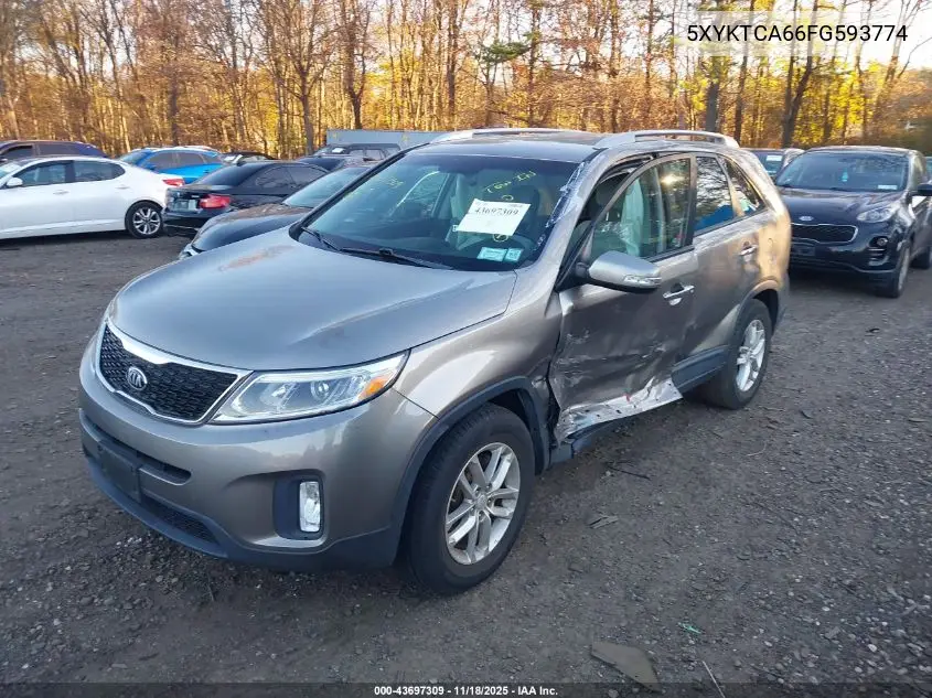 5XYKTCA66FG593774 2015 Kia Sorento Lx