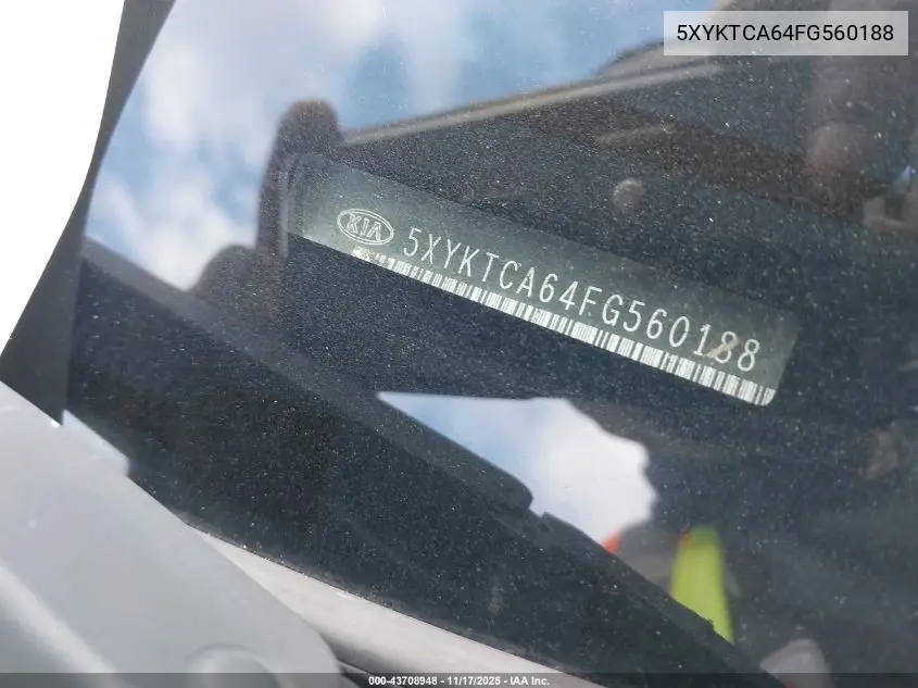 5XYKTCA64FG560188 2015 Kia Sorento Lx