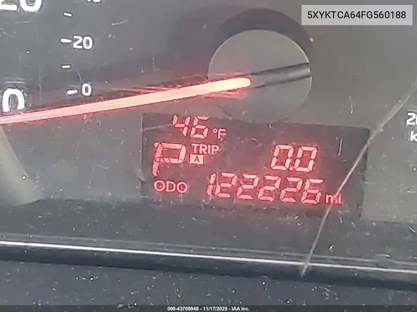 5XYKTCA64FG560188 2015 Kia Sorento Lx