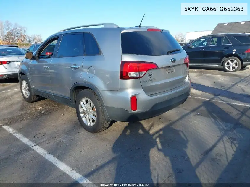 5XYKTCA66FG652368 2015 Kia Sorento Lx