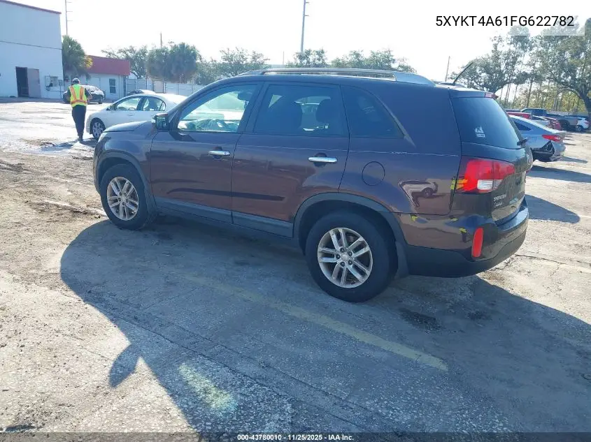 5XYKT4A61FG622782 2015 Kia Sorento Lx