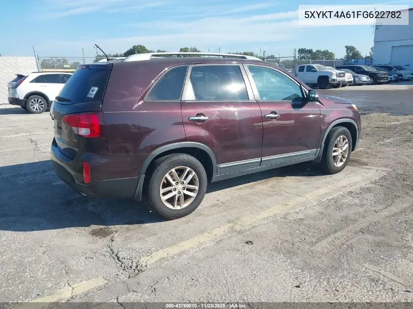5XYKT4A61FG622782 2015 Kia Sorento Lx