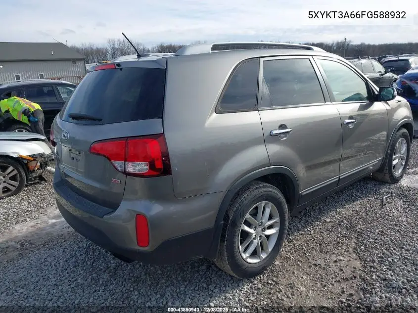 5XYKT3A66FG588932 2015 Kia Sorento Lx