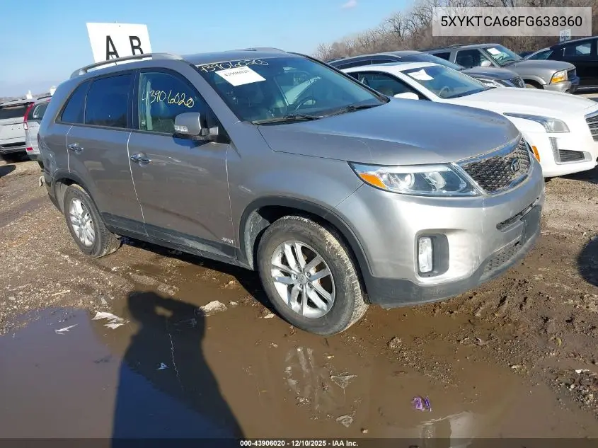 5XYKTCA68FG638360 2015 Kia Sorento Lx