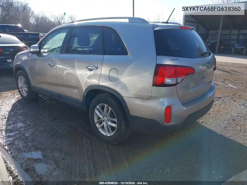 5XYKTCA68FG638360 2015 Kia Sorento Lx