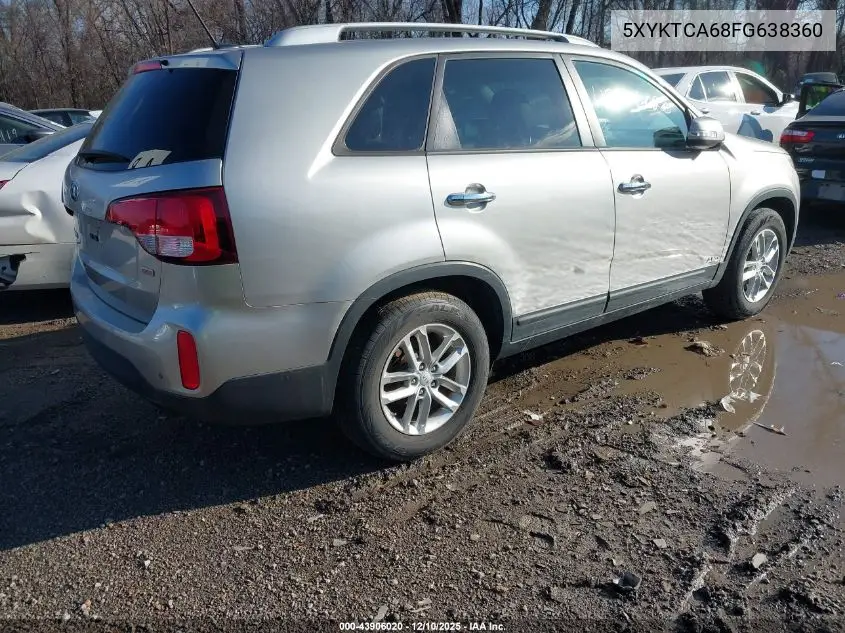 5XYKTCA68FG638360 2015 Kia Sorento Lx
