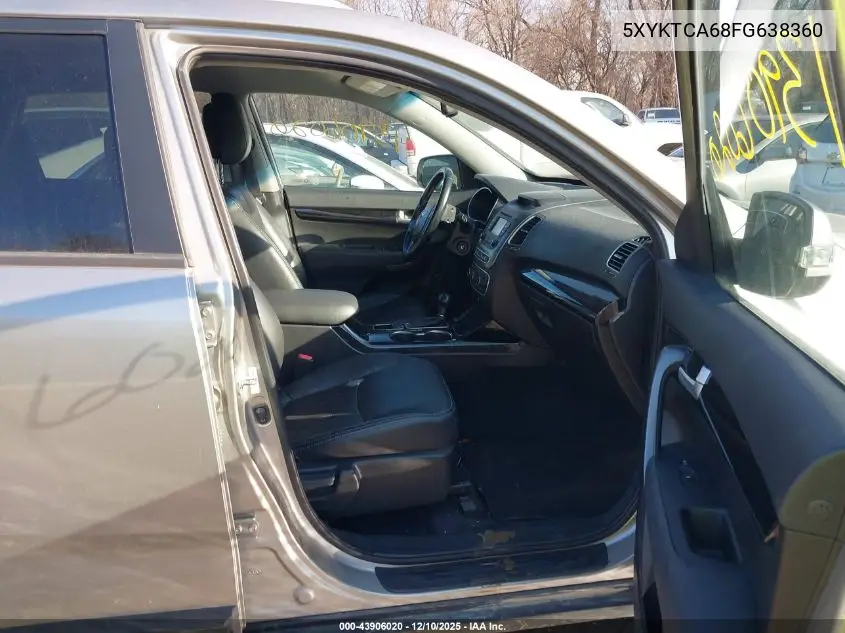 5XYKTCA68FG638360 2015 Kia Sorento Lx