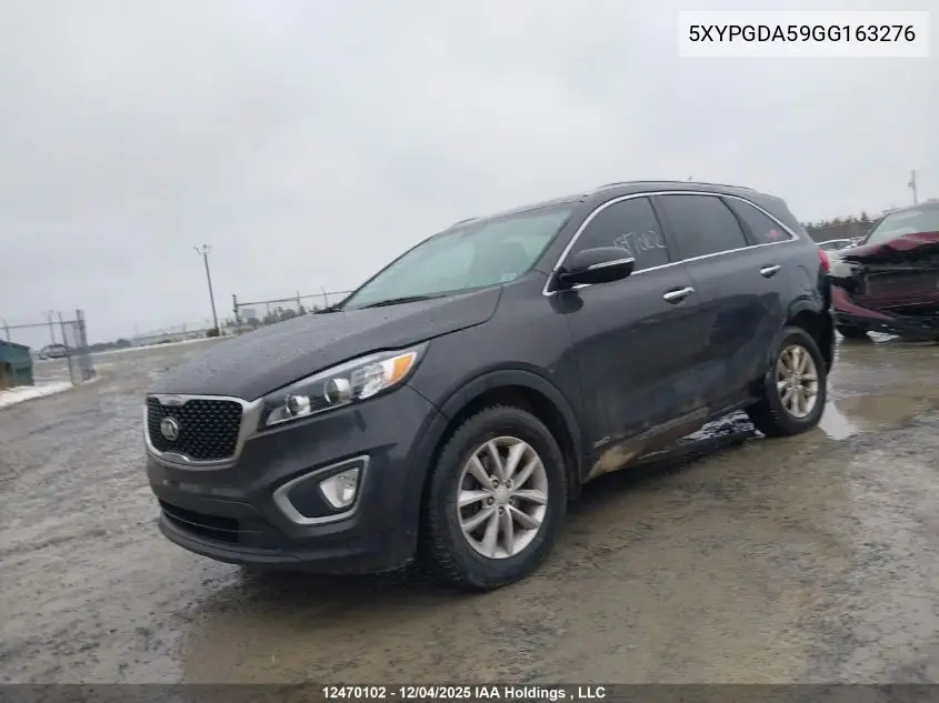 5XYPGDA59GG163276 2016 Kia Sorento Lx/L