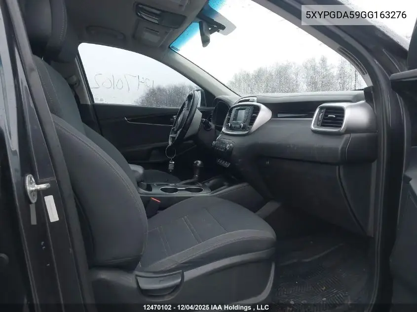 5XYPGDA59GG163276 2016 Kia Sorento Lx/L