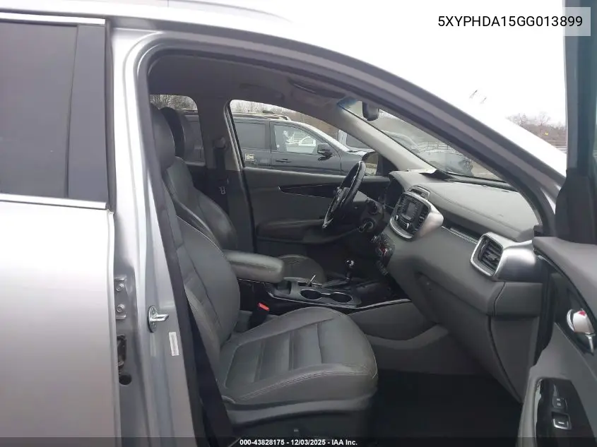 5XYPHDA15GG013899 2016 Kia Sorento 2.0T Ex