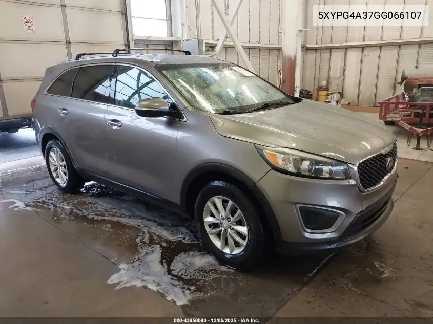5XYPG4A37GG066107 2016 Kia Sorento 2.4L Lx