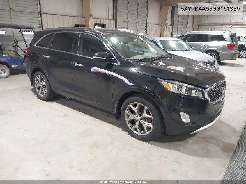 5XYPK4A55GG161359 2016 Kia Sorento 3.3L Sx