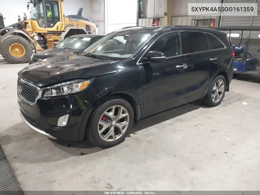 5XYPK4A55GG161359 2016 Kia Sorento 3.3L Sx