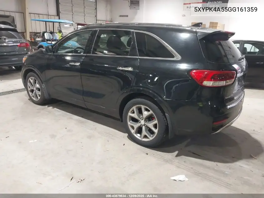 5XYPK4A55GG161359 2016 Kia Sorento 3.3L Sx