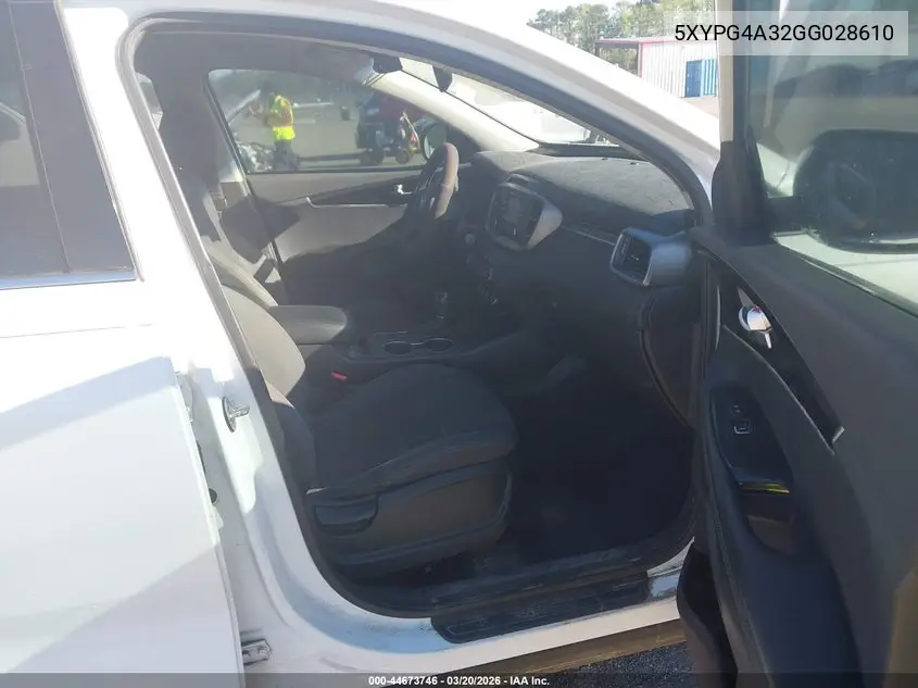 5XYPG4A32GG028610 2016 Kia Sorento 2.4L Lx