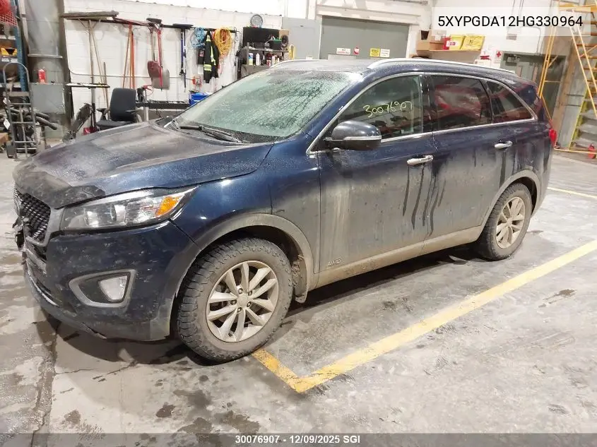 5XYPGDA12HG330964 2017 Kia Sorento Lx/L
