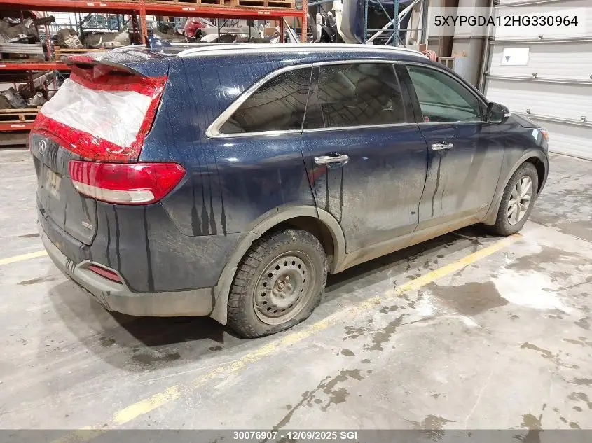 5XYPGDA12HG330964 2017 Kia Sorento Lx/L