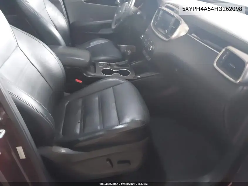 5XYPH4A54HG262098 2017 Kia Sorento 3.3L Ex