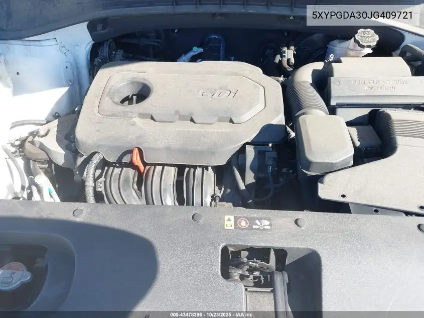 5XYPGDA30JG409721 2018 Kia Sorento 2.4L Lx