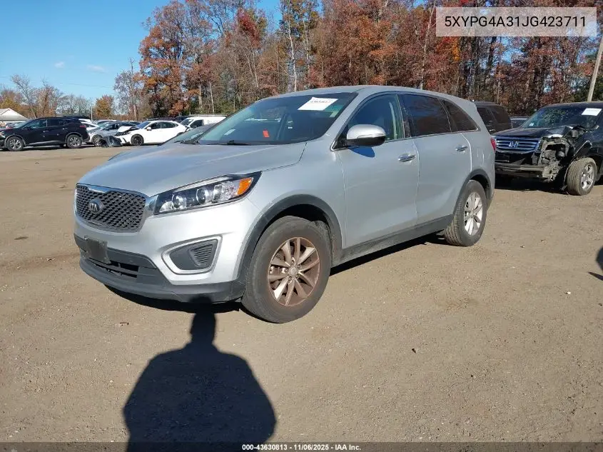 5XYPG4A31JG423711 2018 Kia Sorento 2.4L L