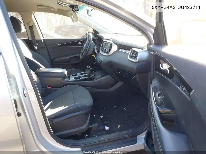 5XYPG4A31JG423711 2018 Kia Sorento 2.4L L