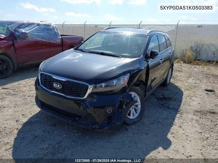 5XYPGDA51KG503383 2019 Kia Sorento