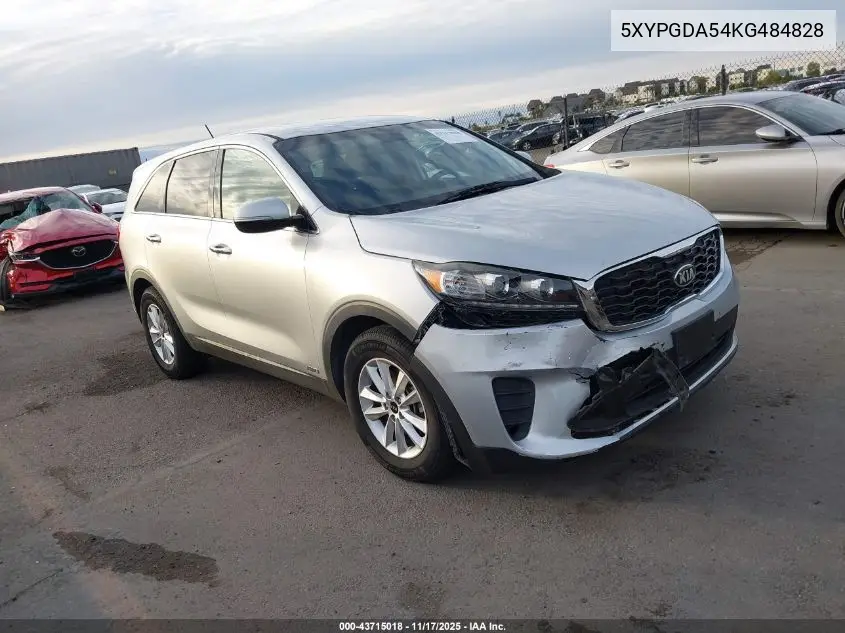 5XYPGDA54KG484828 2019 Kia Sorento 3.3L Lx