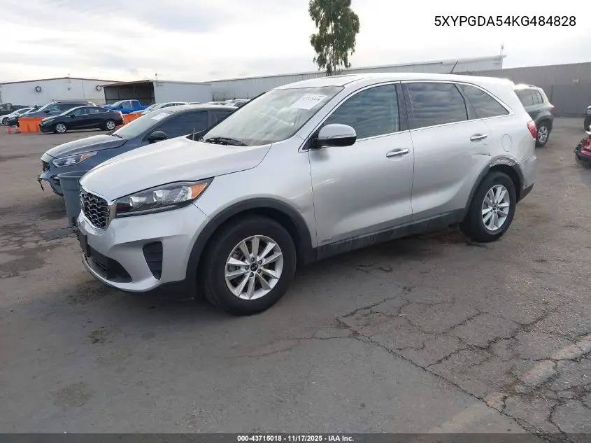 5XYPGDA54KG484828 2019 Kia Sorento 3.3L Lx