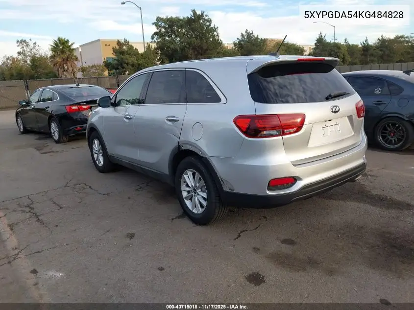 5XYPGDA54KG484828 2019 Kia Sorento 3.3L Lx